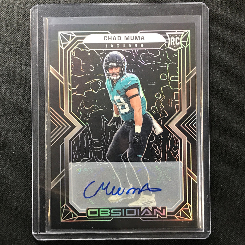 2022 Obsidian Chad Muma Rookie Signatures Auto Silver 165/199