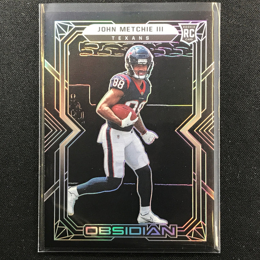 2022 Obsidian John Metchie Iii Rookie Base Silver Prizm No 117