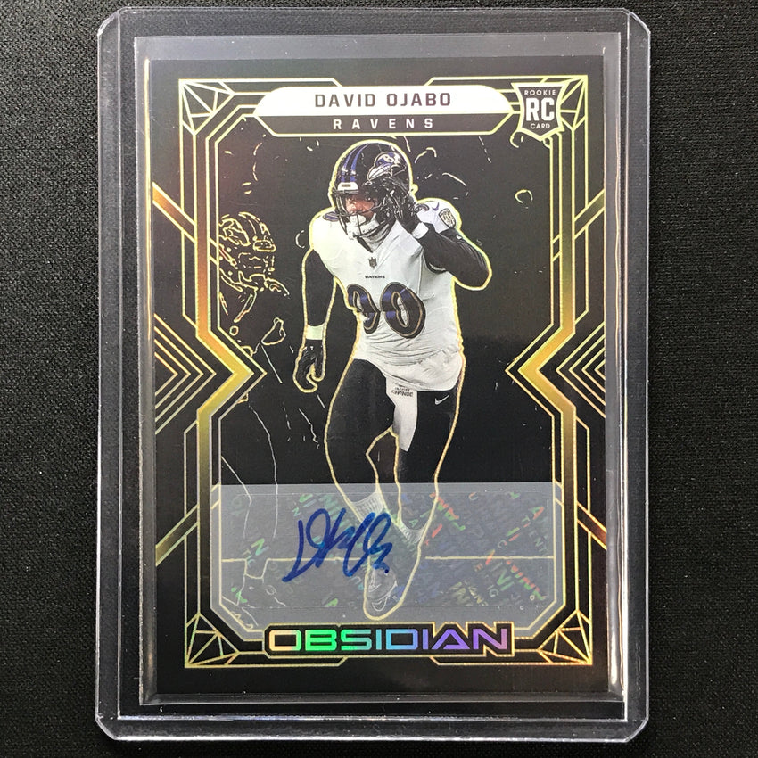 2022 Obsidian David Ojabo Rookie Signatures Auto Electric Etch Yellow 17/25