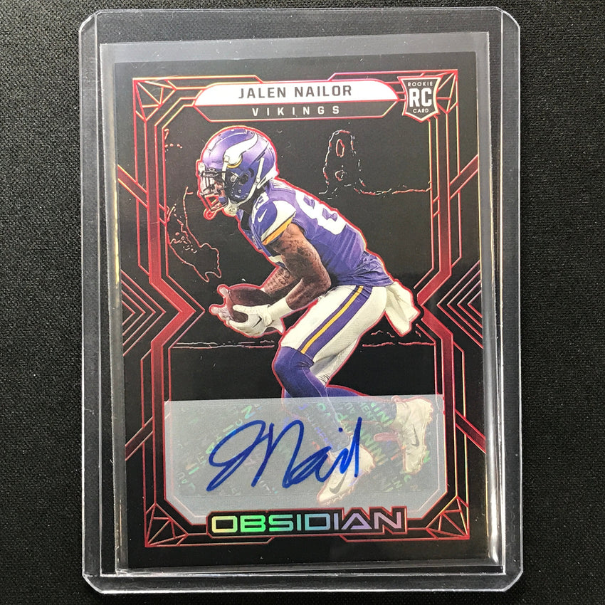 2022 Obsidian Jalen Nailor Rookie Signatures Auto Electric Etch Red 4/10