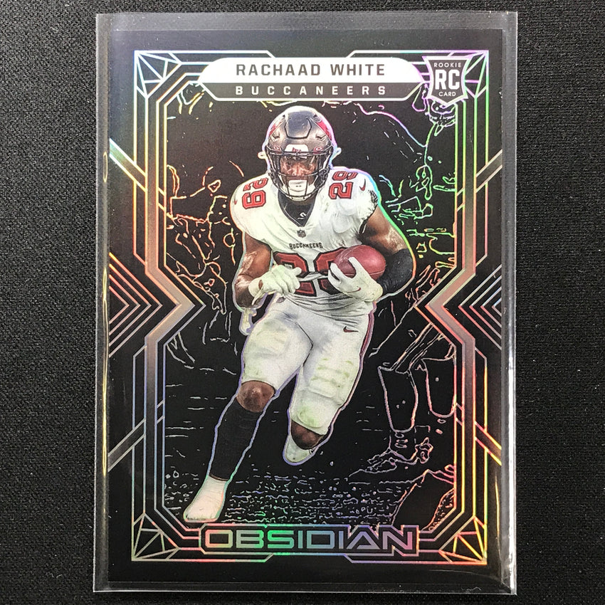2022 Obsidian RACHAAD WHITE Rookie Base Silver Prizm #163