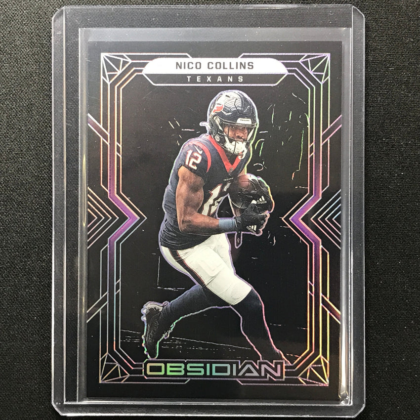 2022 Obsidian Nico Collins Base Electric Etch Purple 34/100