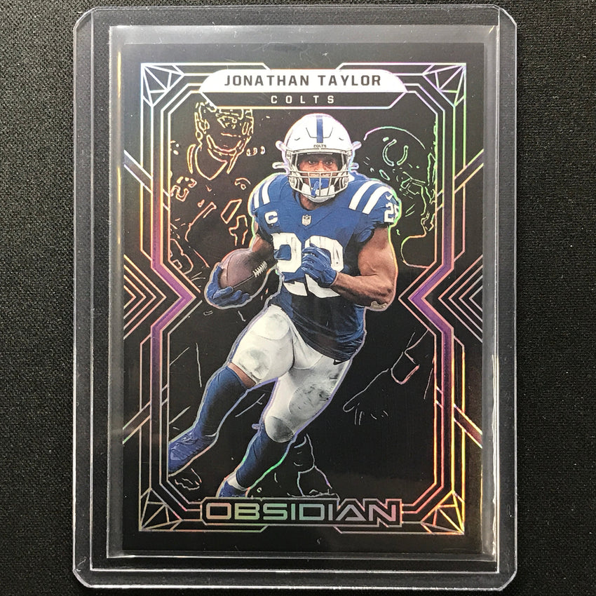 2022 Obsidian Jonathan Taylor Base Electric Etch Purple 55/100