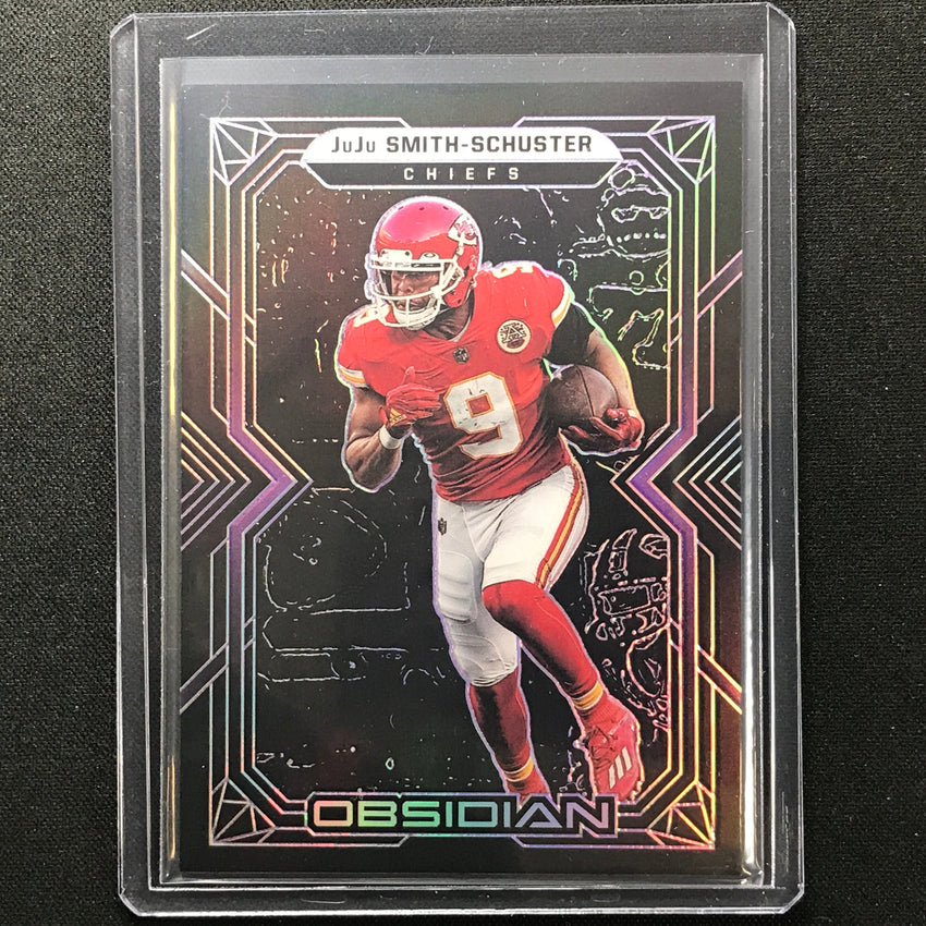 2022 Obsidian Juju Smith-schuster Base Electric Etch Purple 11/100