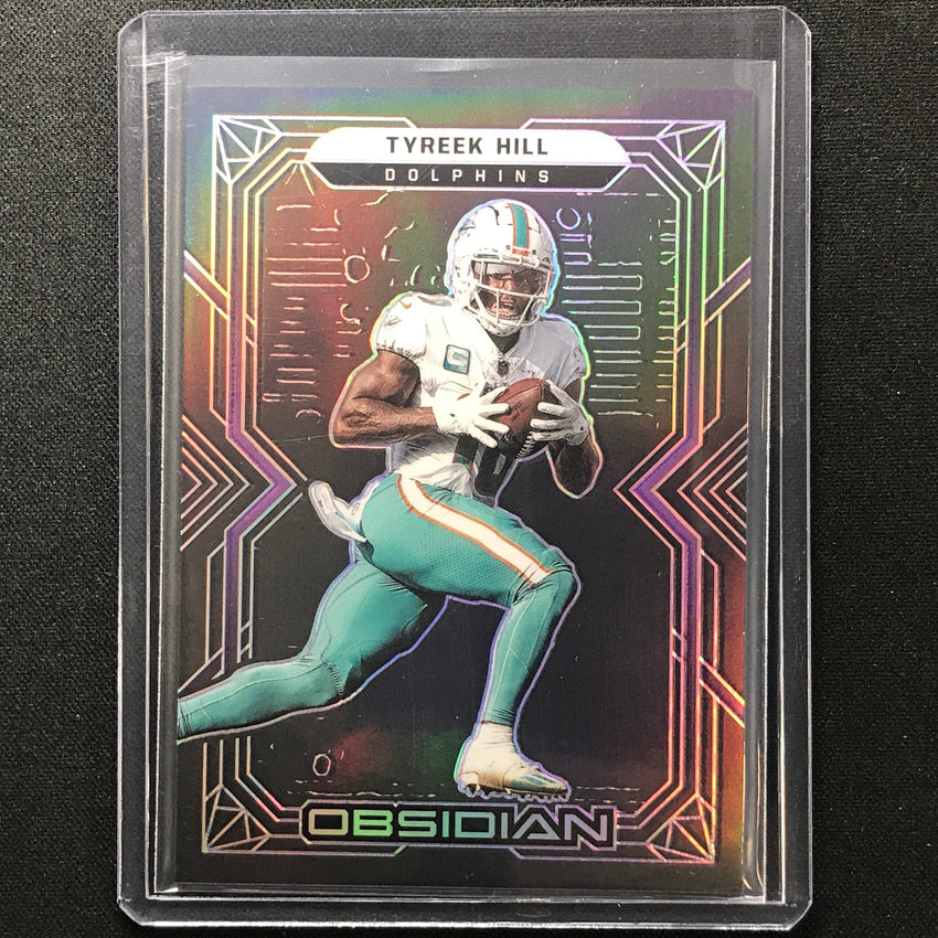 2022 Obsidian Tyreek Hill Base Electric Etch Purple 62/100