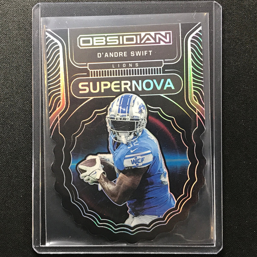 2022 Obsidian Dandre Swift Supernova Die-cut Silver 77/99