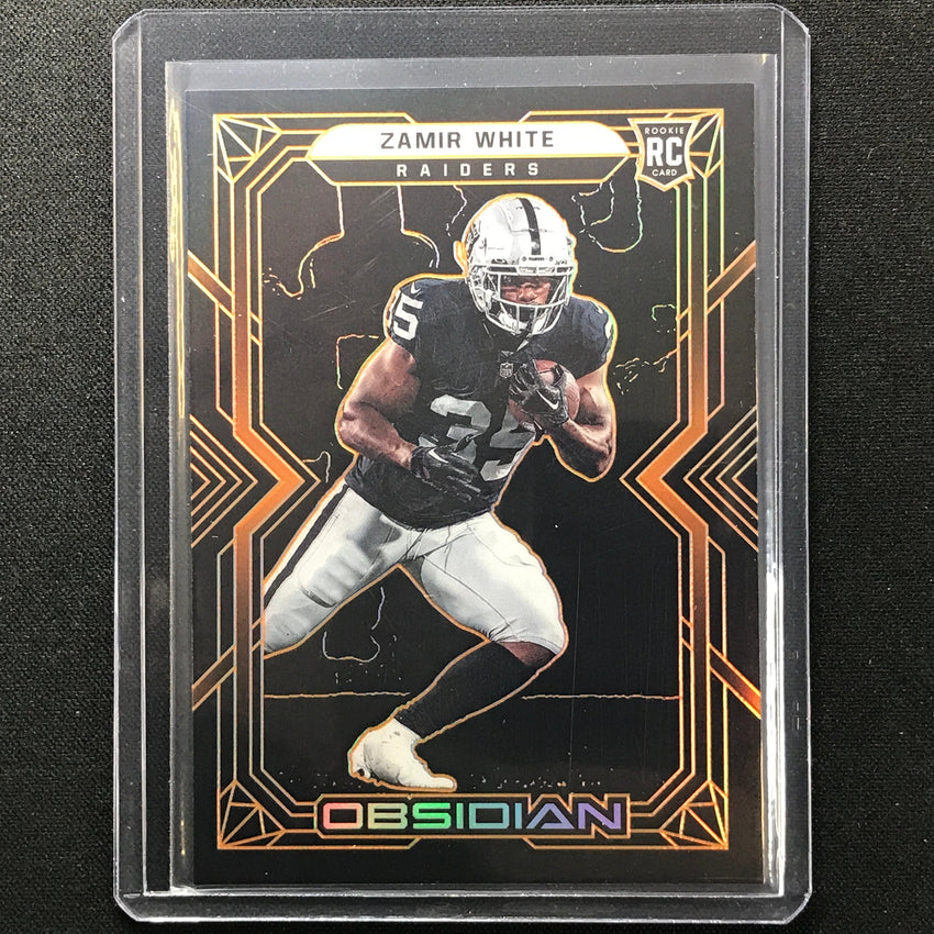 2022 Obsidian Zamir White Rookie Electric Etch Orange 1/75