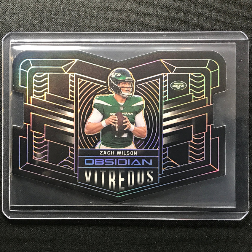 2022 Obsidian Zach Wilson Vitreous Die-cut Electric Etch Orange 20/50