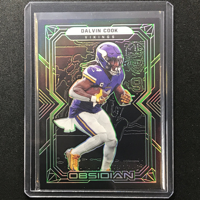 2022 Obsidian Dalvin Cook Base Electric Etch Green 49/50