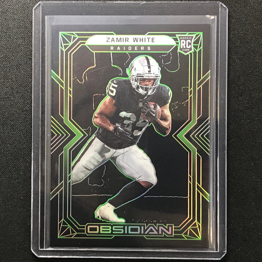 2022 Obsidian Zamir White Rookie Electric Etch Green 32/50