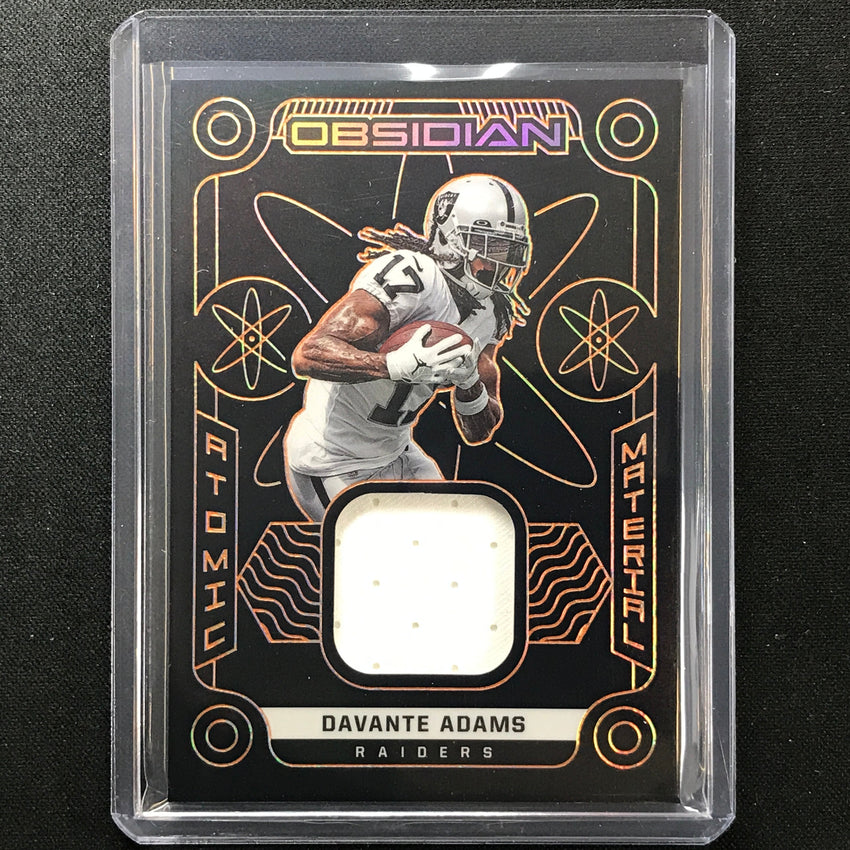 2022 Obsidian Davante Adams Atomic Materials Jersey Orange 58/75