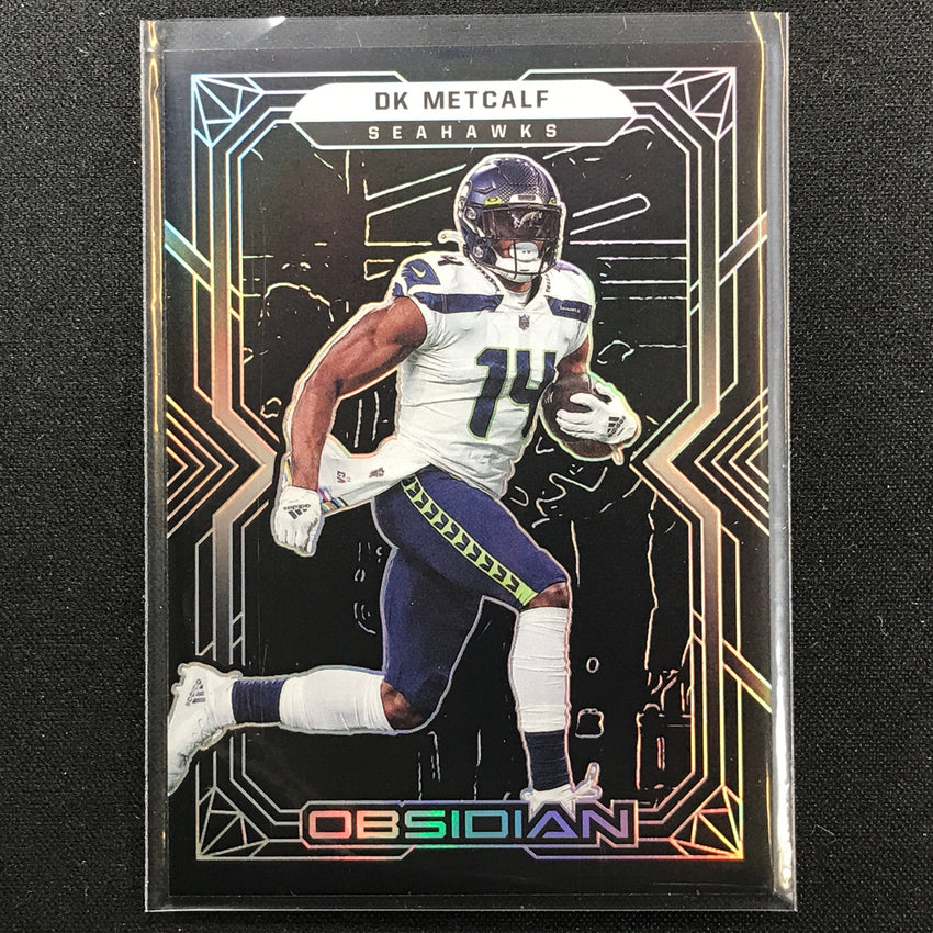 2022 Obsidian Dk Metcalf Base Silver Prizm No 88