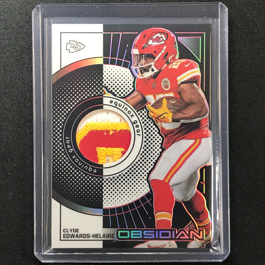 2022 Obsidian Clyde Edwards-helaire Equinox Gear Jersey Patch Red 5/10