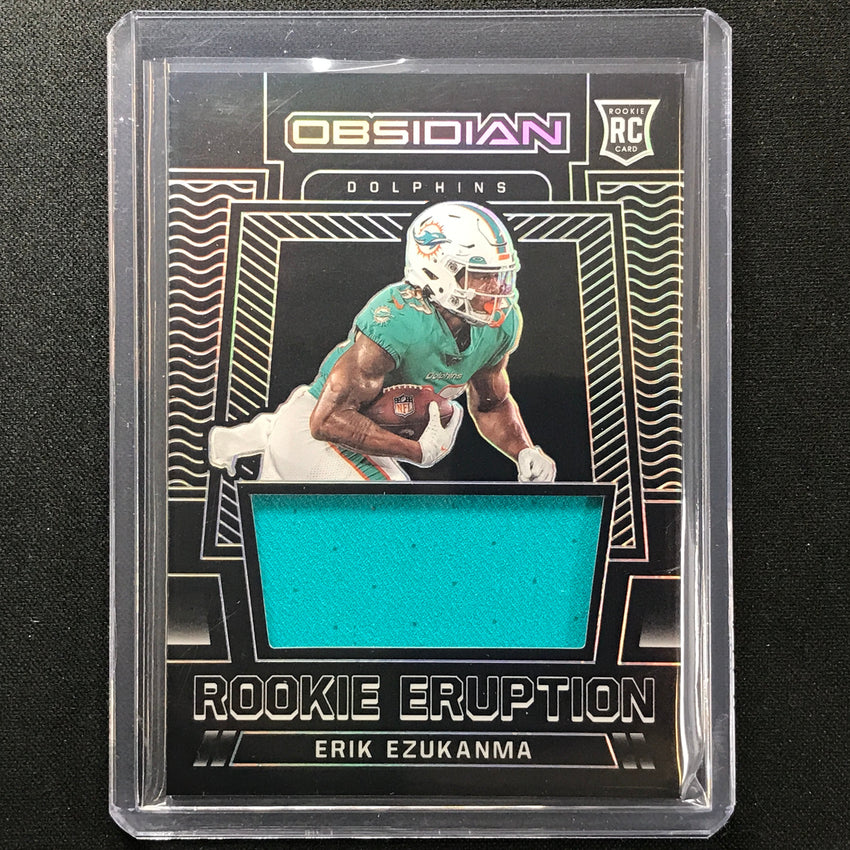 2022 Obsidian Erik Ezukanma Rookie Eruption Jersey Silver 20/100
