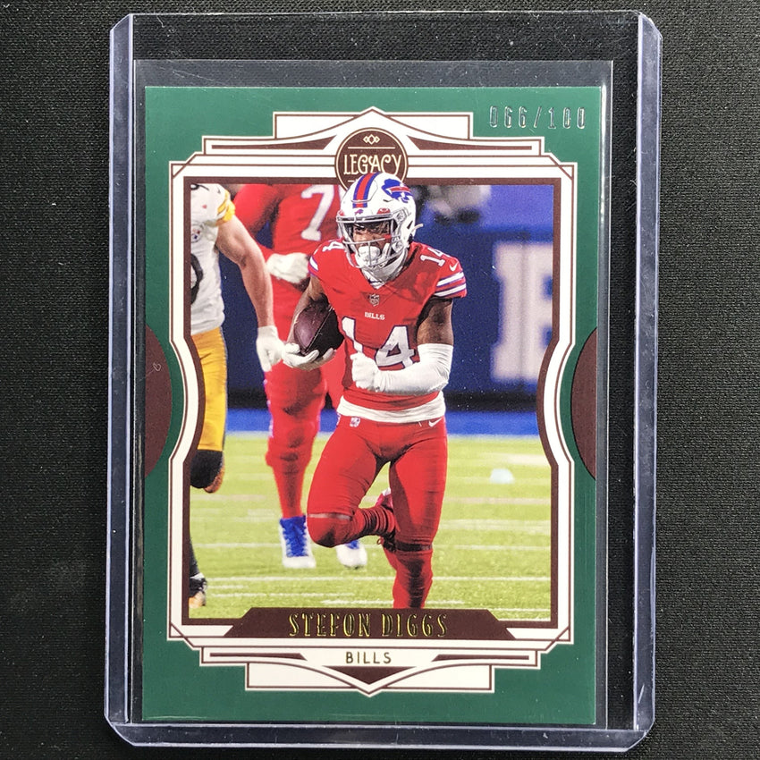 2021 Legacy Stefon Diggs Base Green 66/100