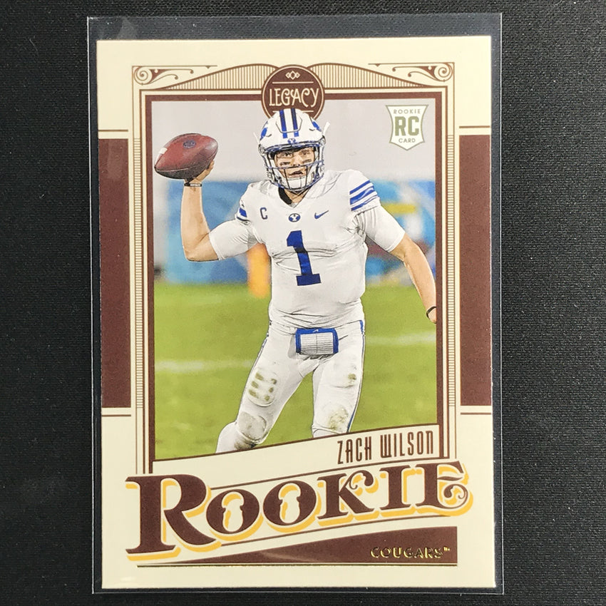 2021 Legacy Zach Wilson Rookie Base No 143
