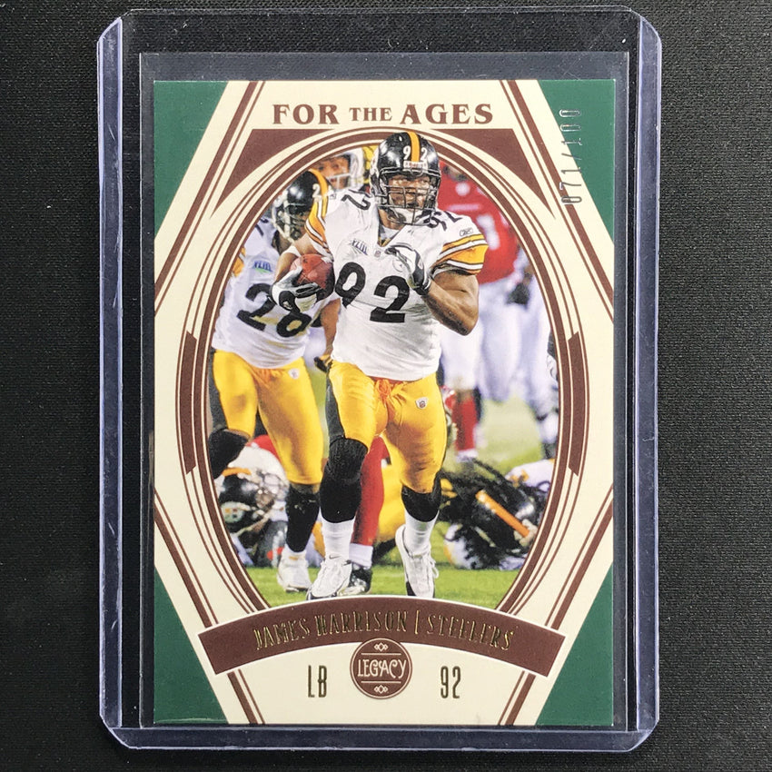 2021 Legacy James Harrison For The Ages Green 71/100