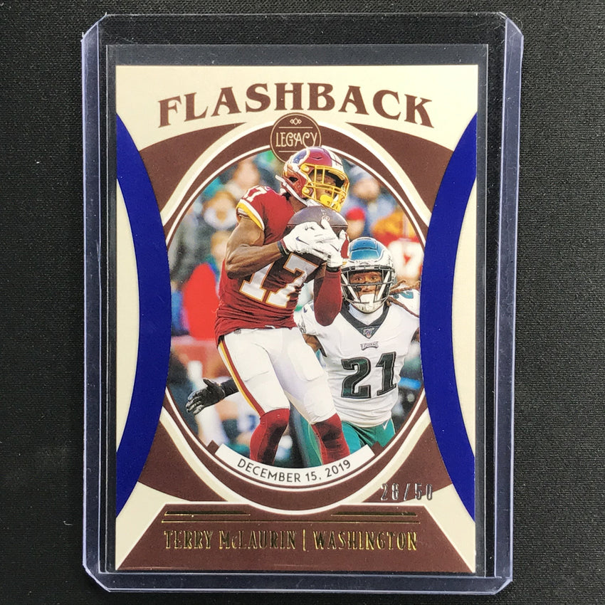 2021 Legacy Terry Mclaurin Flashback Blue 28/50