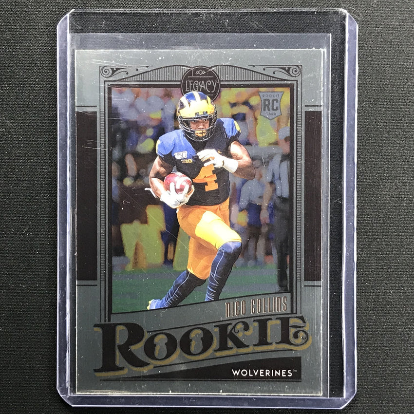 2021 Legacy Nico Collins Rookie Premium Edition No 160
