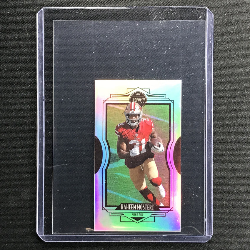 2021 Legacy Raheem Mostert Premium Edition Mini Silver No 96