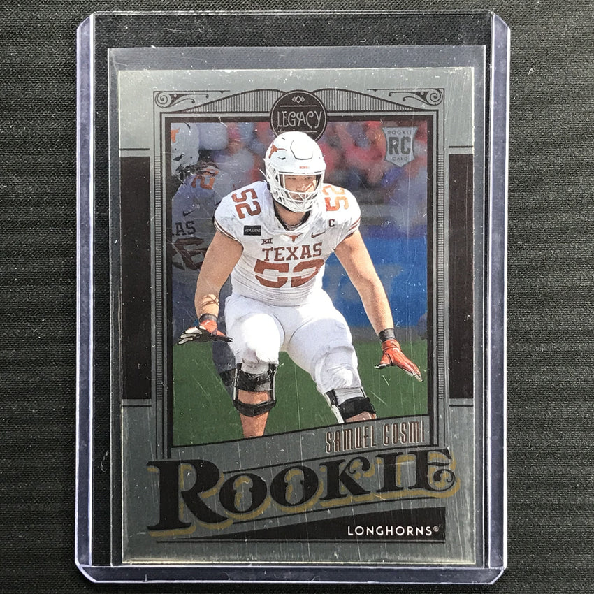 2021 Legacy Samuel Cosmi Rookie Premium Edition No 189