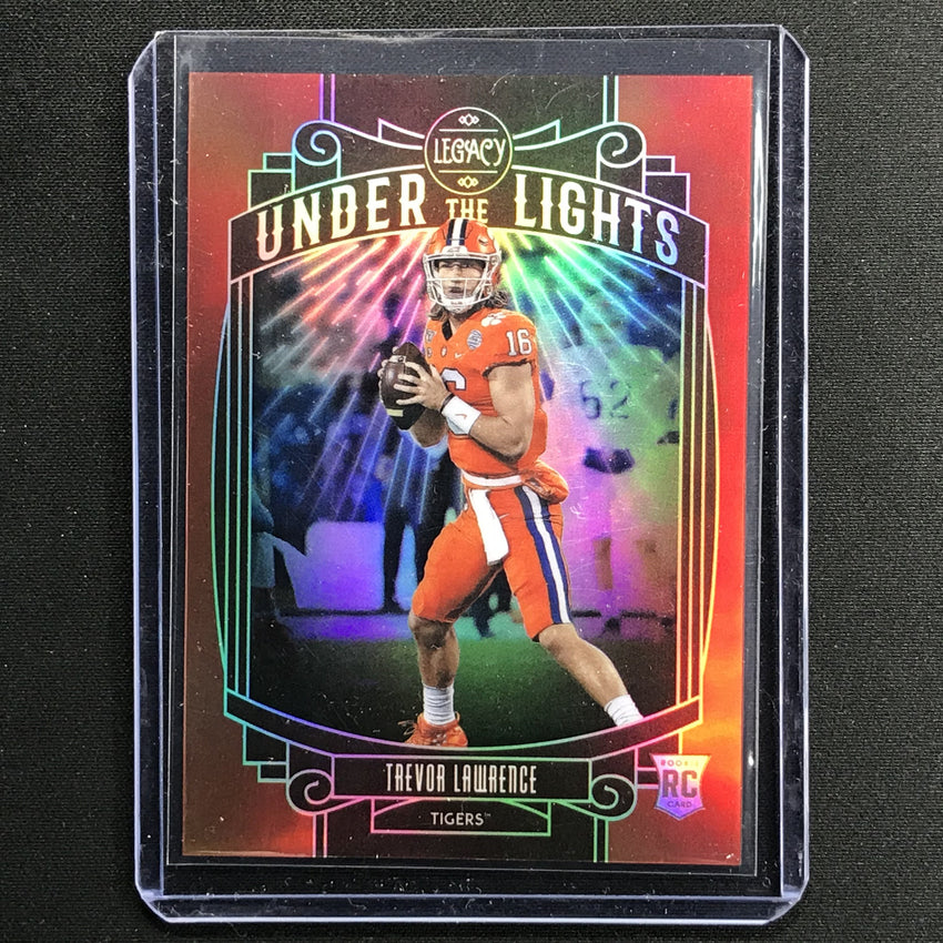 2021 Legacy Trevor Lawrence Under The Lights Rookie Ruby 50/50