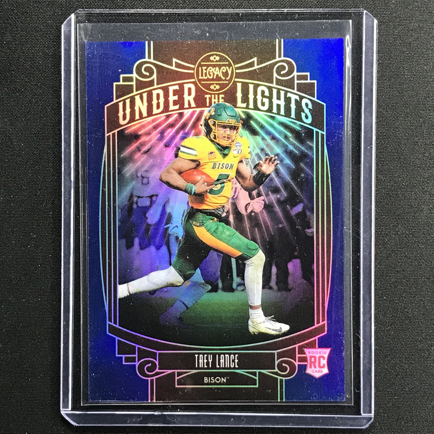2021 Legacy Trey Lance Under The Lights Rookie Sapphire 8/35