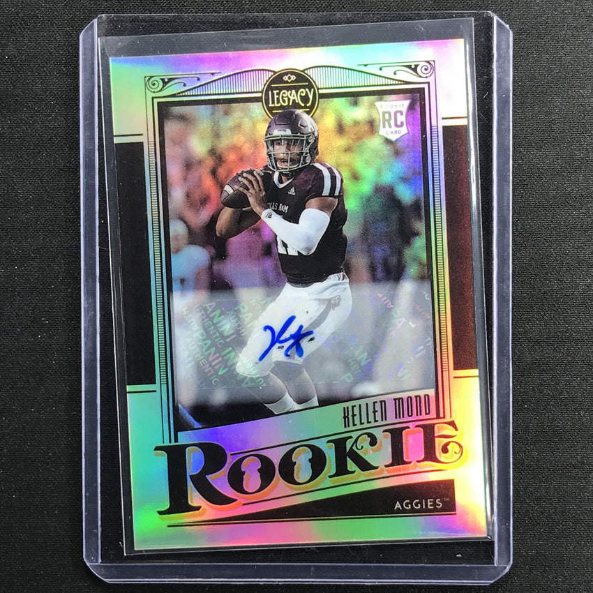2021 Legacy Kellen Mond Rookie Premium Edition Silver Auto No 148