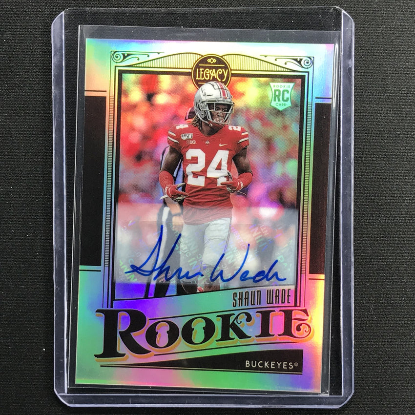 2021 Legacy Shaun Wade Rookie Premium Edition Silver Auto No 182