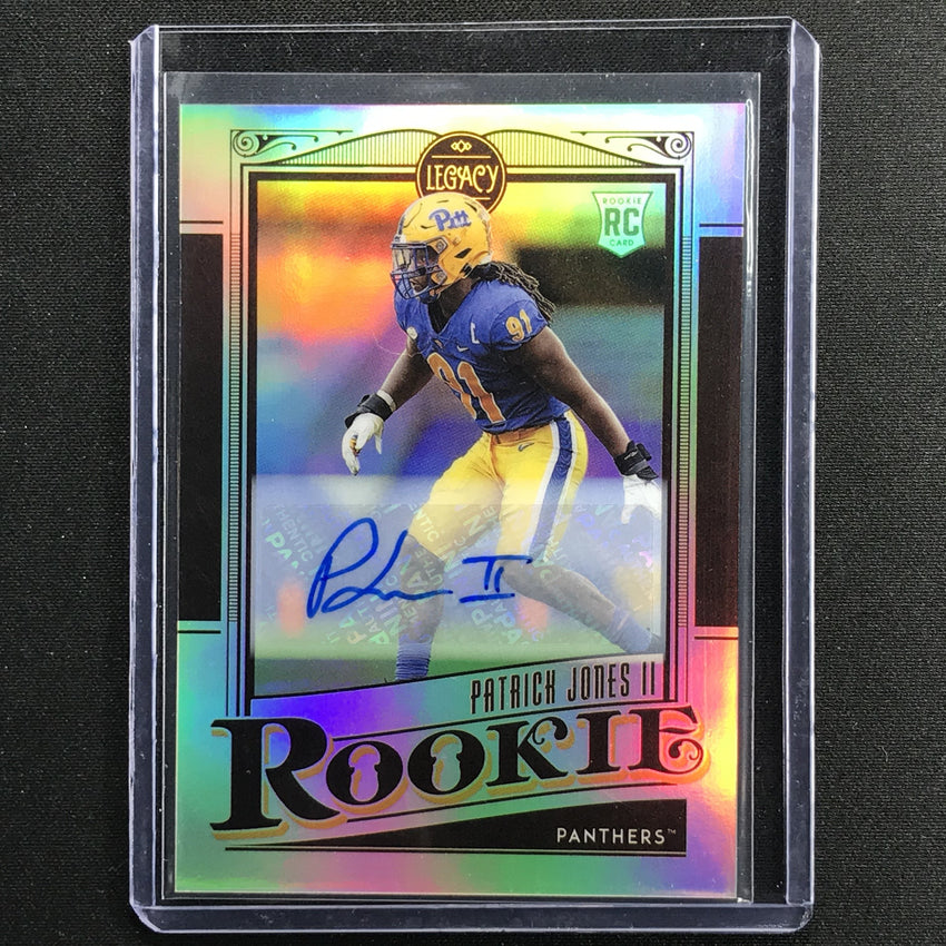 2021 Legacy Patrick Jones Ii Rookie Premium Edition Silver Auto No 186