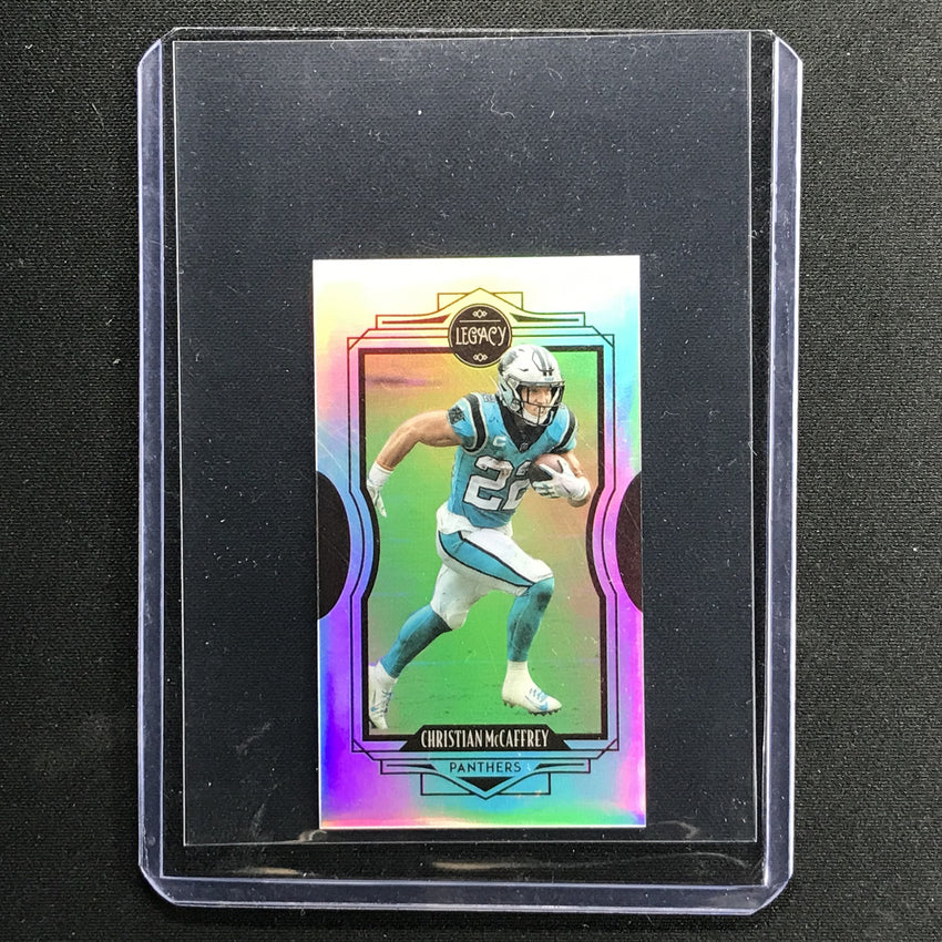2021 Legacy Christian Mccaffrey Premium Edition Mini Silver No 30