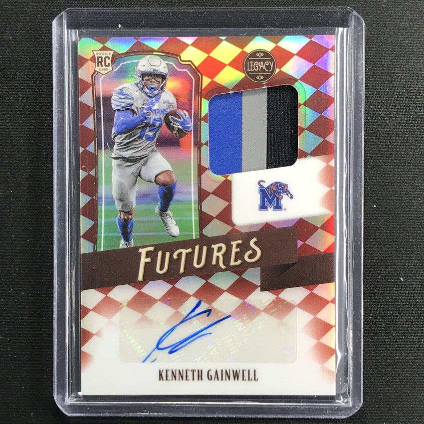 2021 Legacy Kenneth Gainwell Futures Rookie Patch Auto Ruby 1/100