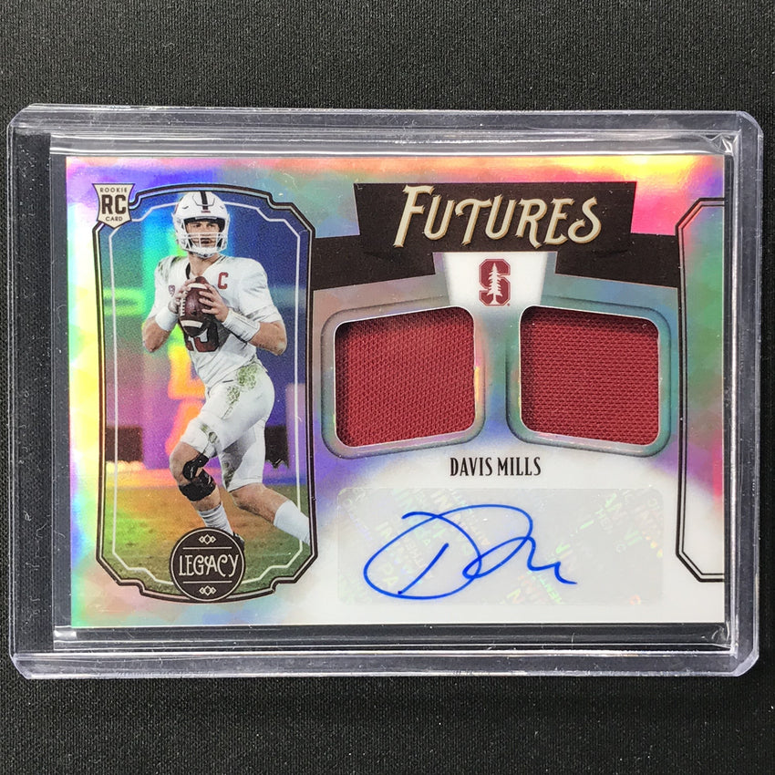 2021 Legacy Davis Mills Futures Dual Rookie Patch Auto Silver 240/299