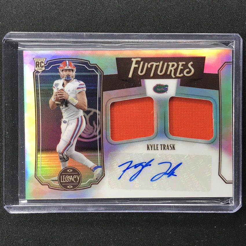 2021 Legacy Kyle Trask Futures Dual Rookie Patch Auto Silver 66/199