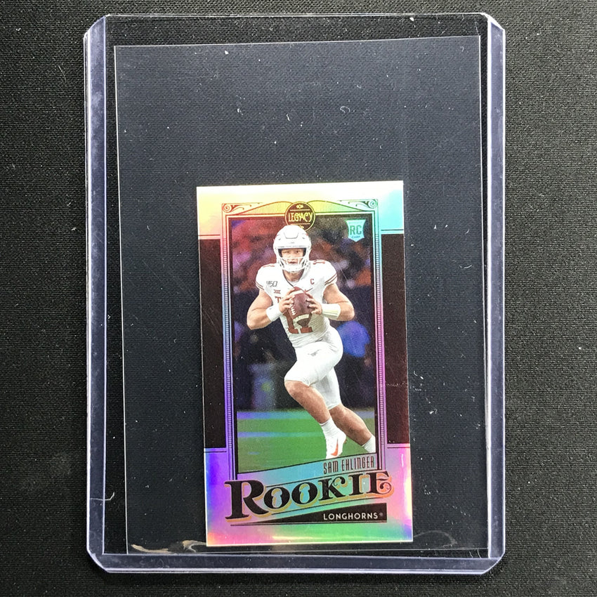 2021 Legacy Sam Ehlinger Rookie Premium Edition Mini Silver No 175