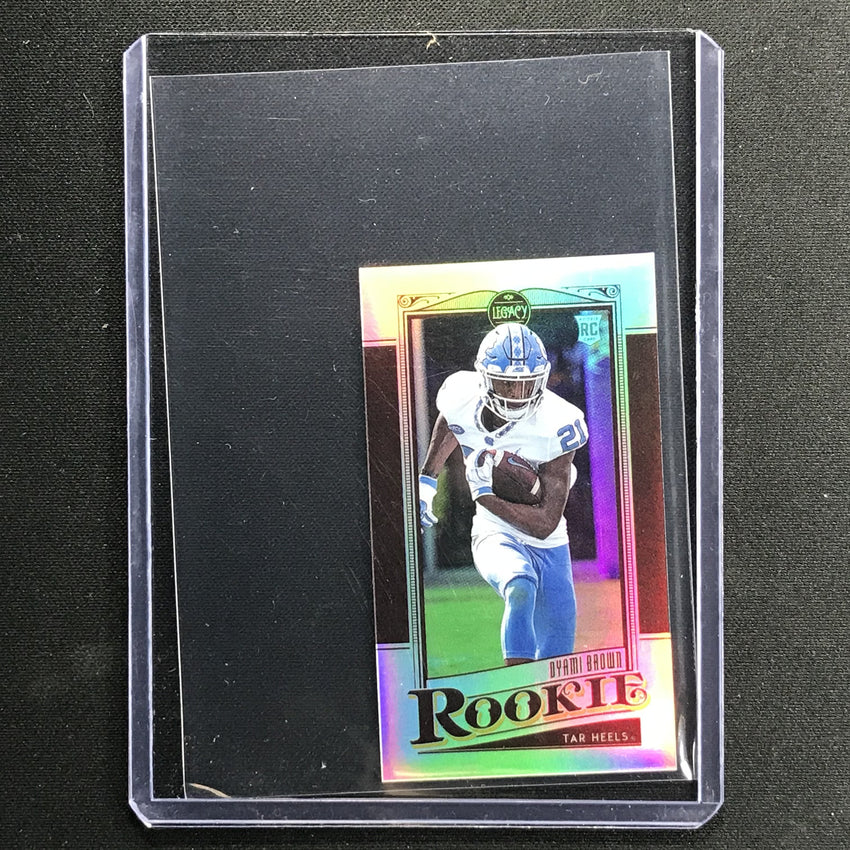 2021 Legacy Dyami Brown Rookie Premium Edition Mini Silver No 196