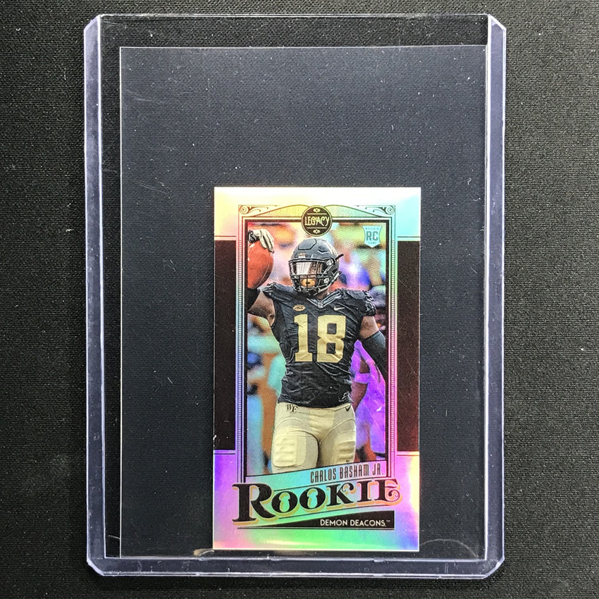 2021 Legacy Carlos Basham Jr. Rookie Premium Edition Mini Silver No 185