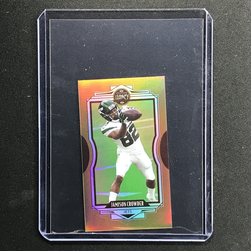 2021 Legacy Jamison Crowder Premium Edition Mini Bronze 21/100