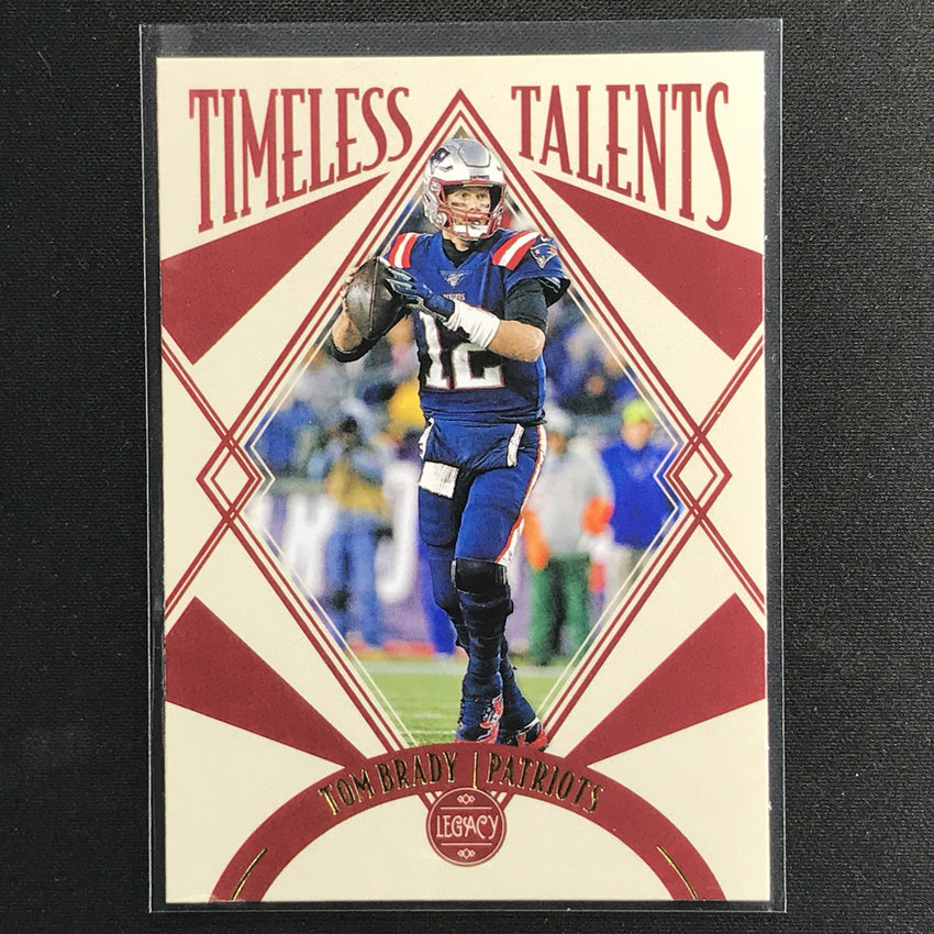 2021 Legacy Tom Brady Timeless Talents Base No 20