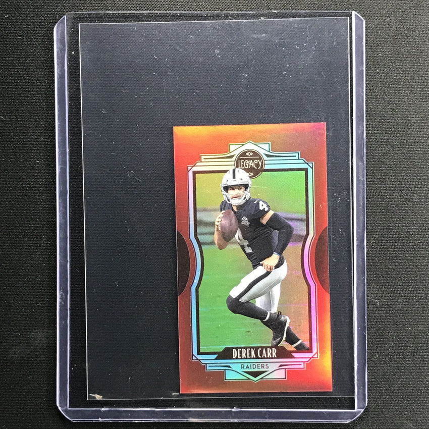 2021 Legacy Derek Carr Premium Edition Mini Ruby 65/75