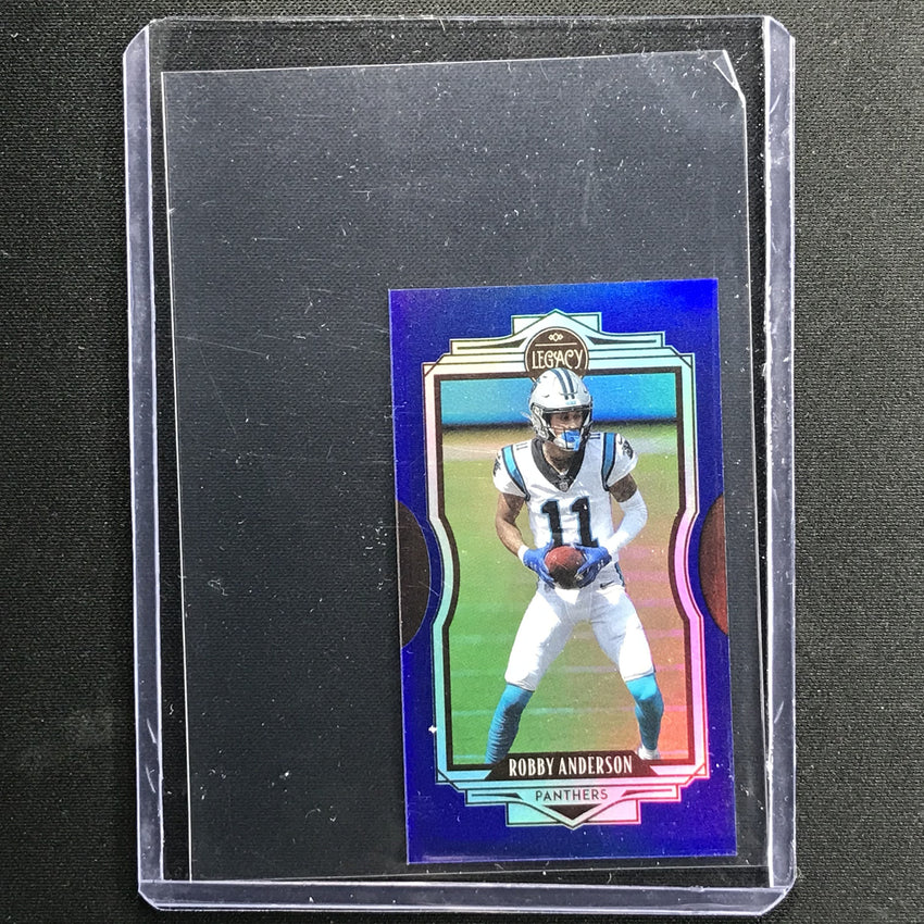 2021 Legacy Robby Anderson Premium Edition Mini Sapphire 18/50