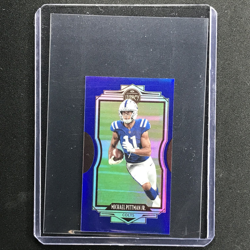 2021 Legacy Michael Pittman Jr. Premium Edition Mini Sapphire 32/50