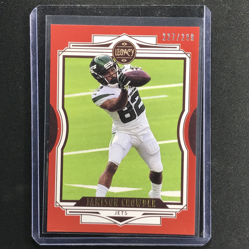 2021 Legacy Jamison Crowder Base Red 227/299