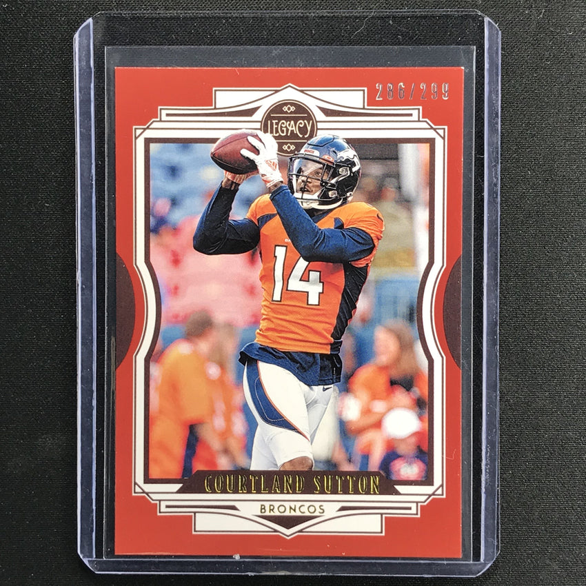2021 Legacy COURTLAND SUTTON Base Red 286/299