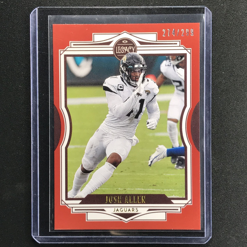 2021 Legacy JOSH ALLEN Base Red 274/299