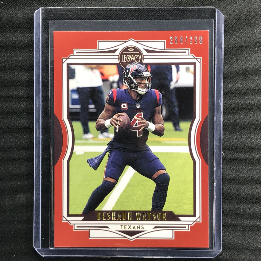 2021 Legacy DESHAUN WATSON Base Red 284/299