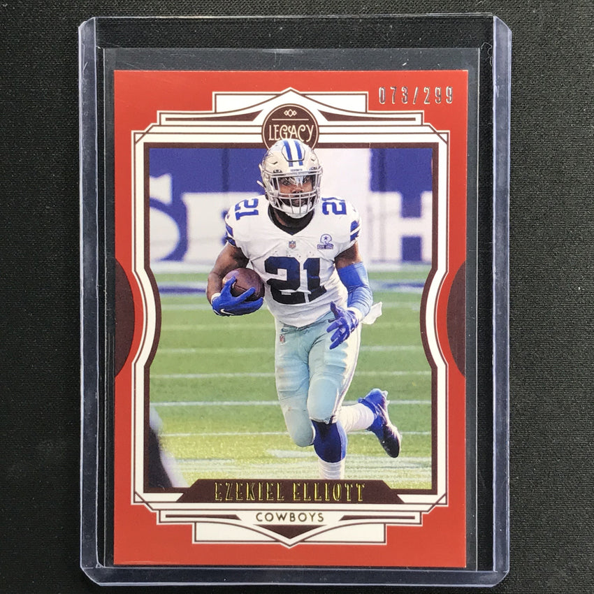 2021 Legacy EZEKIEL ELLIOTT Base Red 73/299