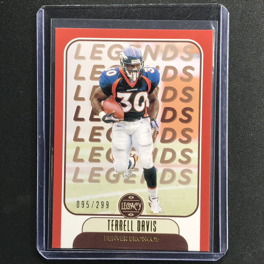 2021 Legacy TERRELL DAVIS Legends Red 95/299