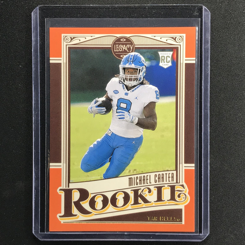 2021 Legacy Michael Carter Rookie Orange 159/199