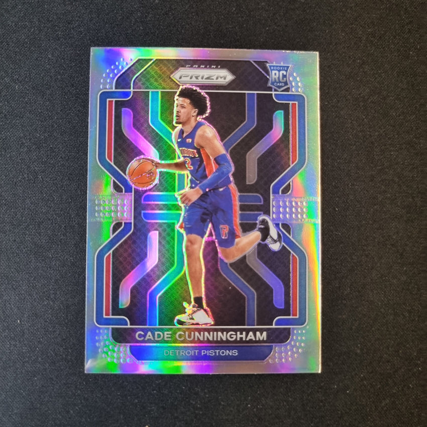 2021-22 Prizm Cade Cunningham Rookie Silver No 282 A